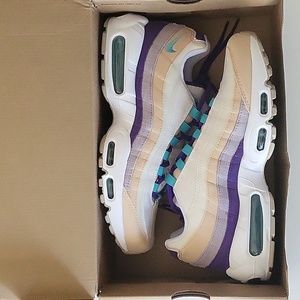 Nike Air Max 95 Air Sprung Sail Purple Teal